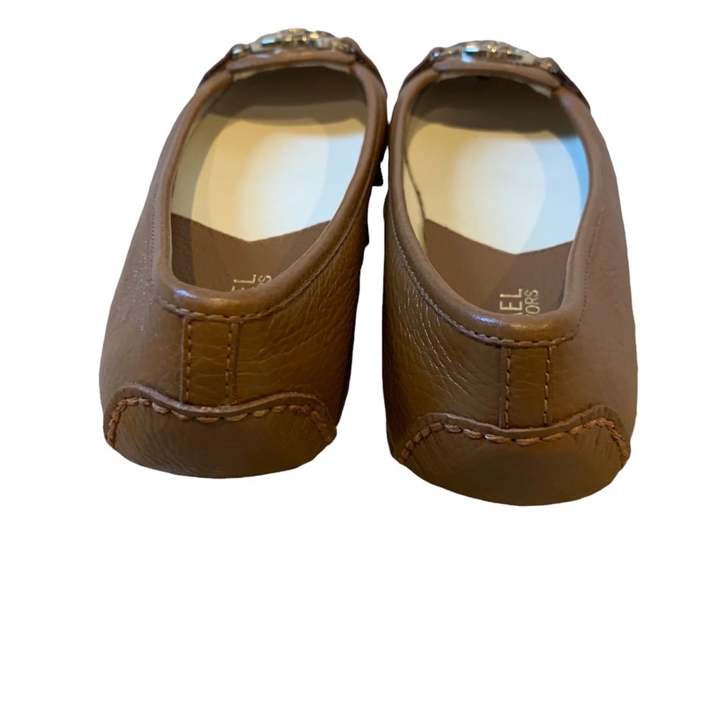 🚫SOLD🚫 MICHAEL KORS Fulton Leather Moccasin in Luggage Brown size 6.5 NWOT - Picture 4 of 7
